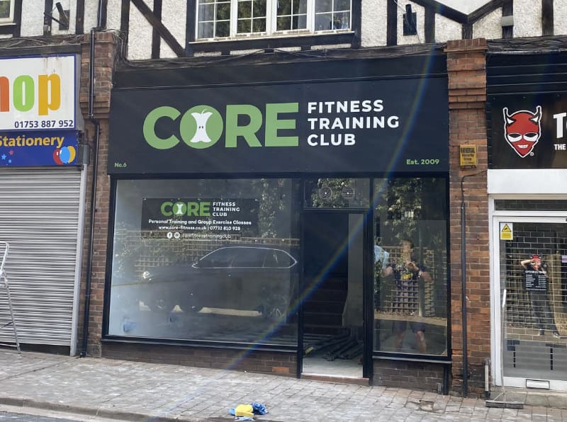Core Fitness Sign